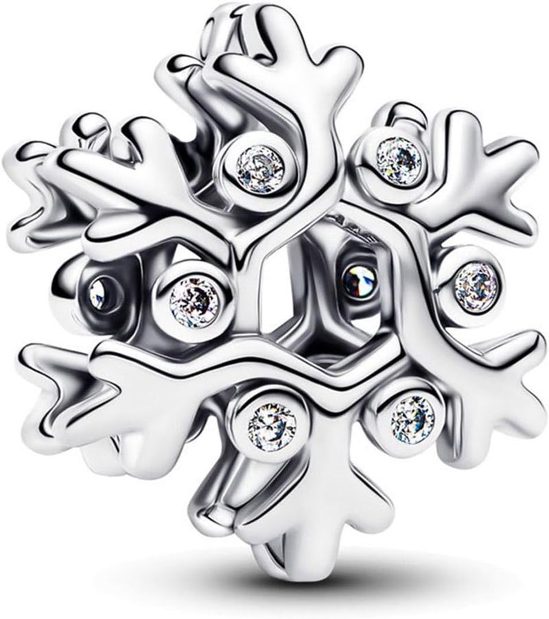 YUMINN 925 Sterling Silver Charms for Bracelets Gold Love and Heart Charms Cherry Blossom Dangle Beads Jewelry for Women - Image 1